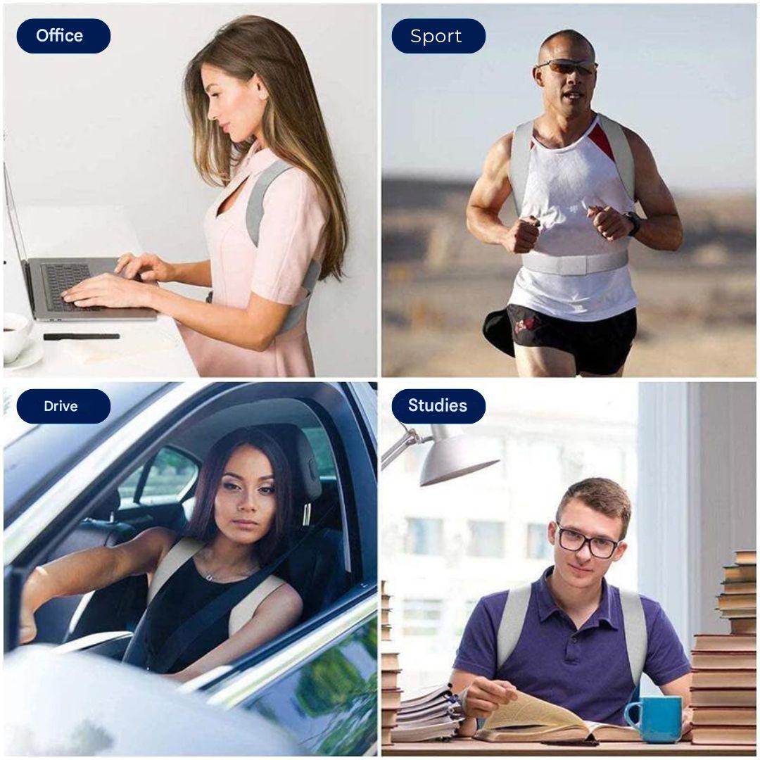 Adjustable Posture Corrector - BackGuard-S-Nora Luxe