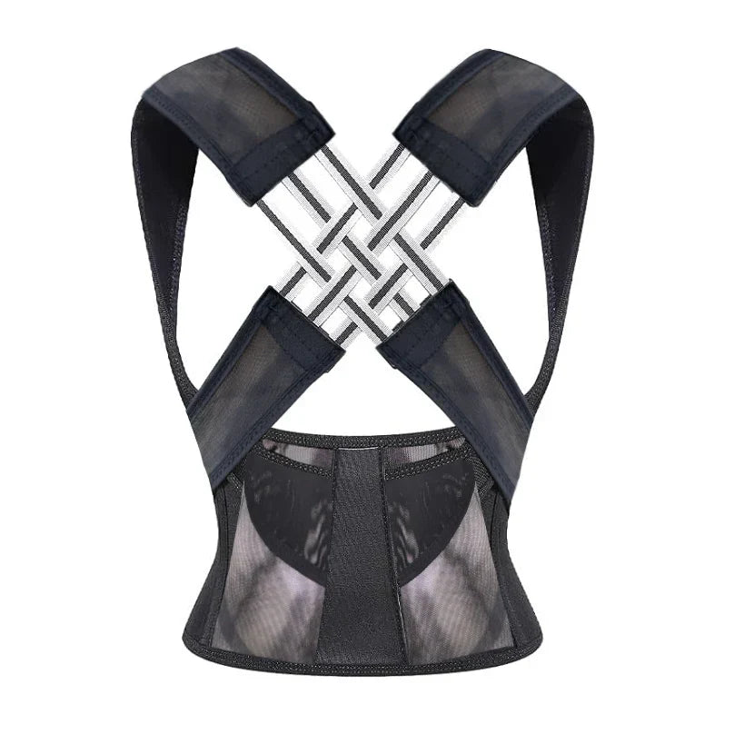 ADJUSTABLE POSTURE CORRECTOR FOR WOMEN AND CHILDREN - BREATHABLE BACK SUPPORT-Breathable Style-Nora Luxe