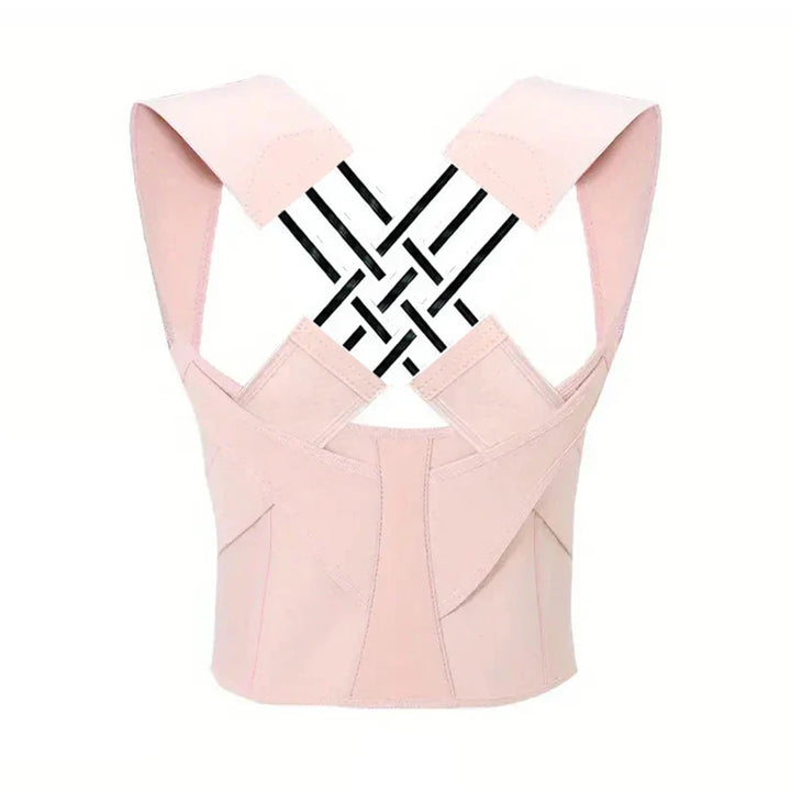 ADJUSTABLE POSTURE CORRECTOR FOR WOMEN AND CHILDREN - BREATHABLE BACK SUPPORT-Pink Style-Nora Luxe