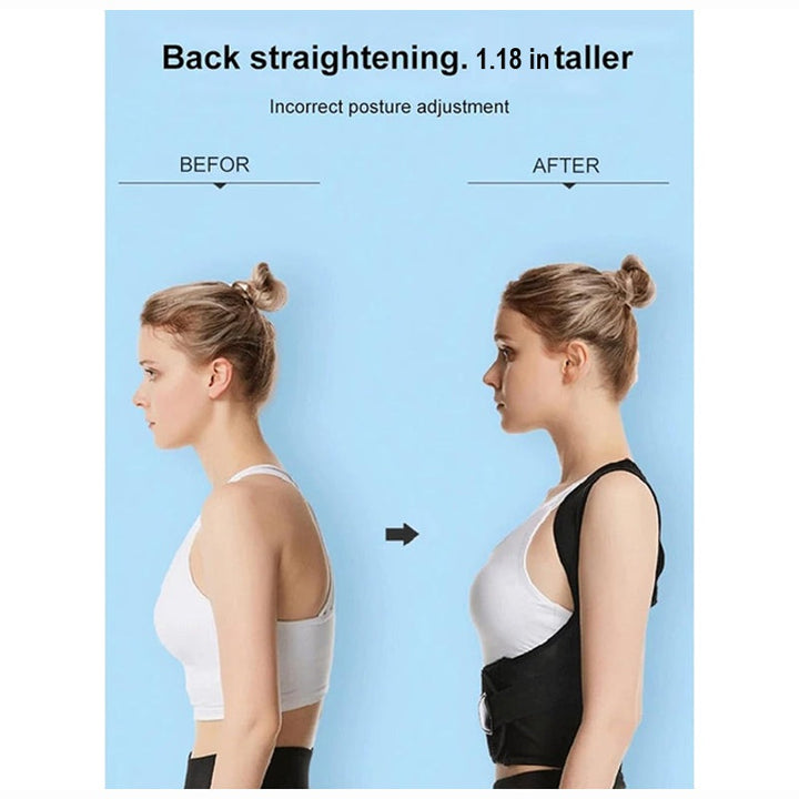ADJUSTABLE POSTURE CORRECTOR FOR WOMEN AND CHILDREN - BREATHABLE BACK SUPPORT-Support Strip Style-Nora Luxe
