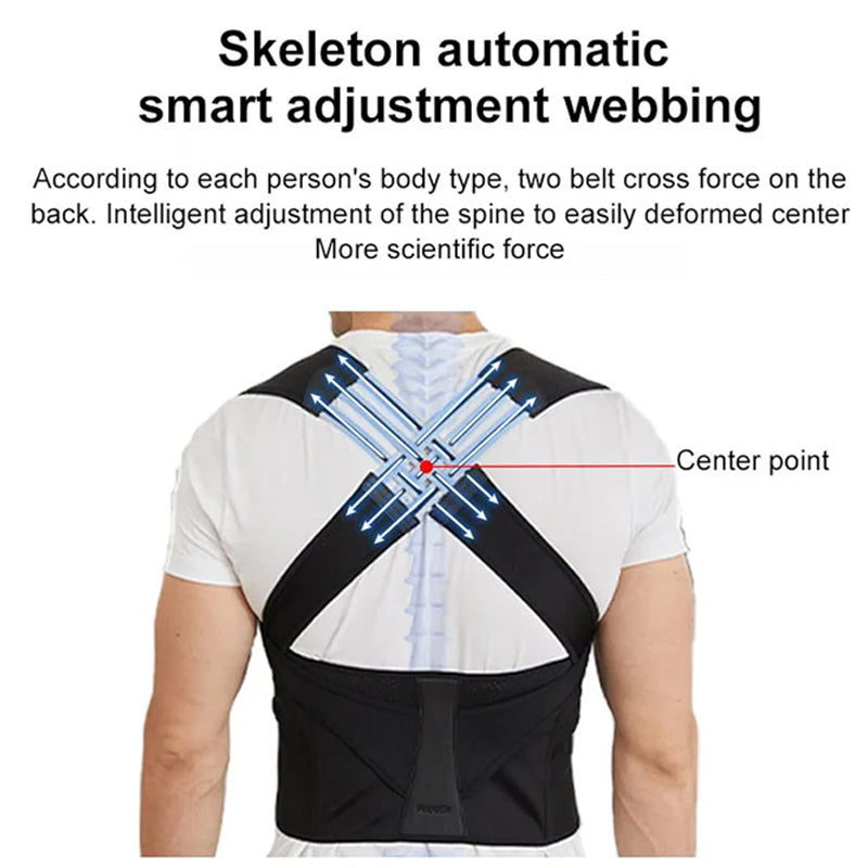 ADJUSTABLE POSTURE CORRECTOR FOR WOMEN AND CHILDREN - BREATHABLE BACK SUPPORT-Support Strip Style-Nora Luxe