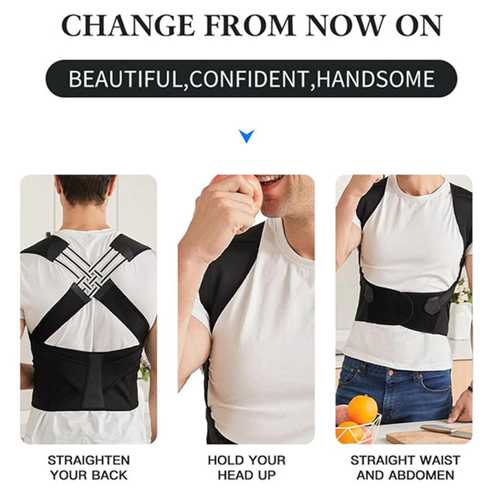 ADJUSTABLE POSTURE CORRECTOR FOR WOMEN AND CHILDREN - BREATHABLE BACK SUPPORT-Support Strip Style-Nora Luxe