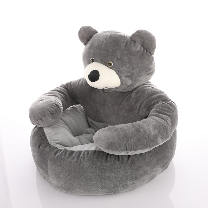 Adjustable Teddy Bear - SnuggleBear-Dark gray-S-Nora Luxe
