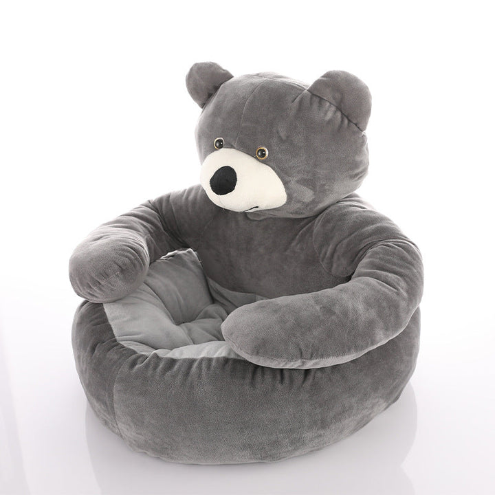 Adjustable Teddy Bear - SnuggleBear-Dark gray-S-Nora Luxe