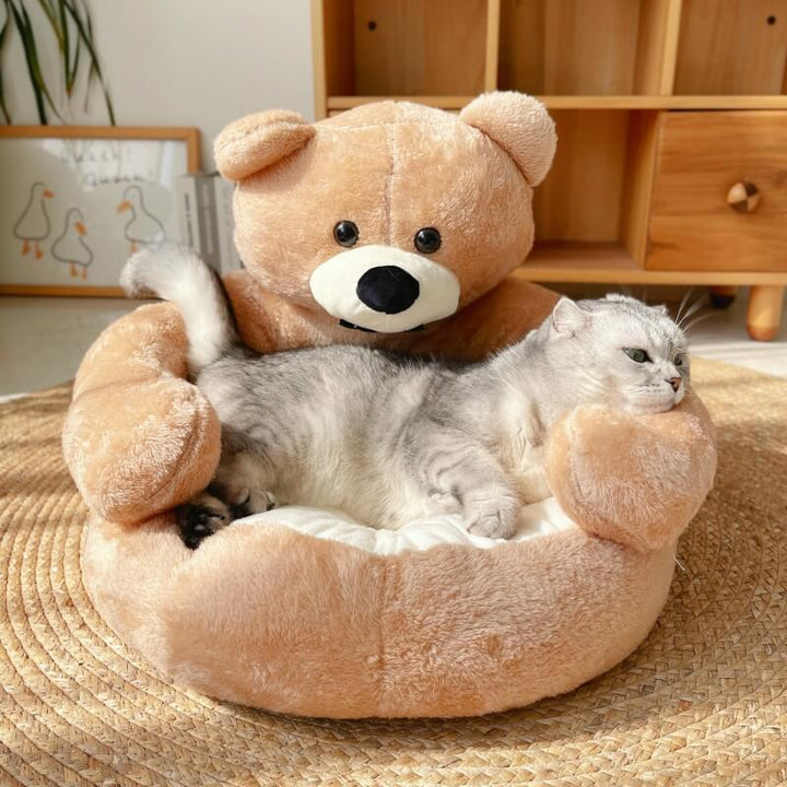 Adjustable Teddy Bear - SnuggleBear-Khaki-S-Nora Luxe