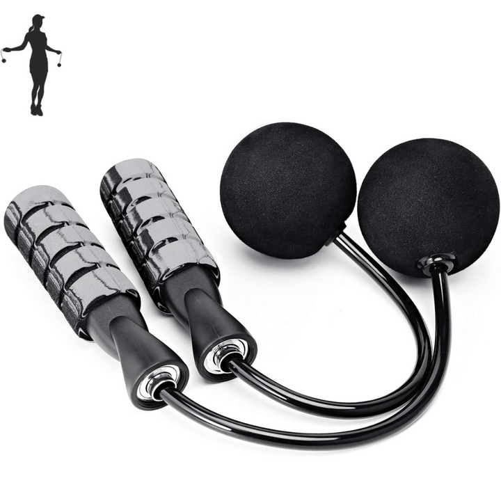 Adjustable Wireless Weighted Jump Rope-Gray-Nora Luxe