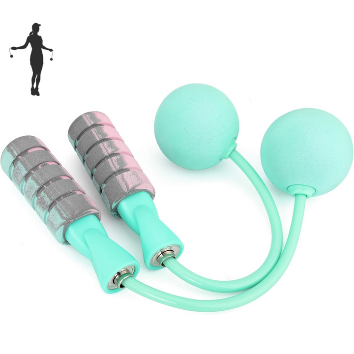 Adjustable Wireless Weighted Jump Rope-Green-Nora Luxe