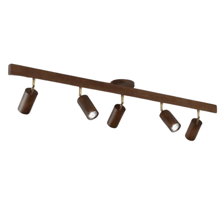 Adjustable Wooden Ceiling Spotlight - EcoLux-White Oak-1-Warm Wit-Nora Luxe