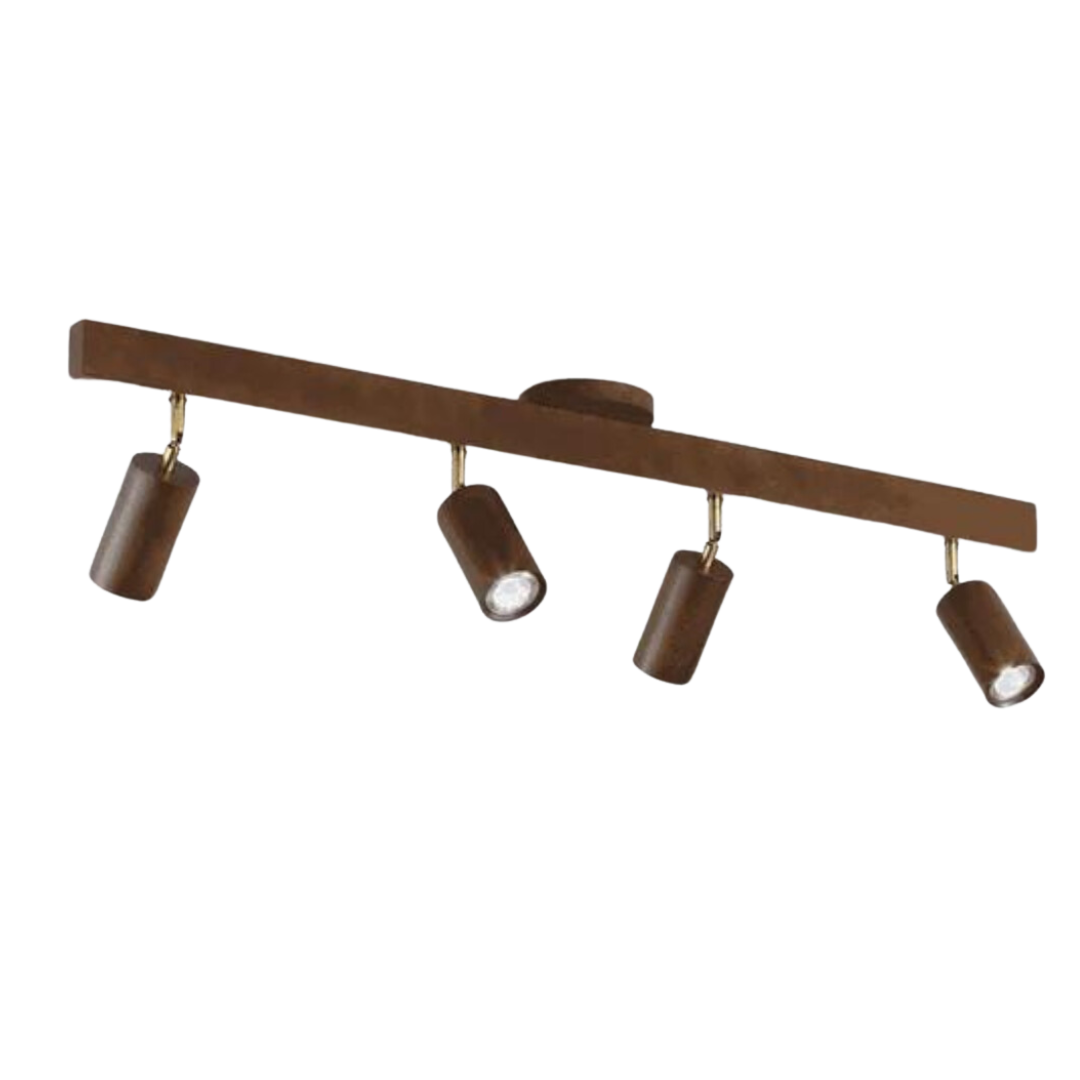 Adjustable Wooden Ceiling Spotlight - EcoLux-White Oak-1-Warm Wit-Nora Luxe