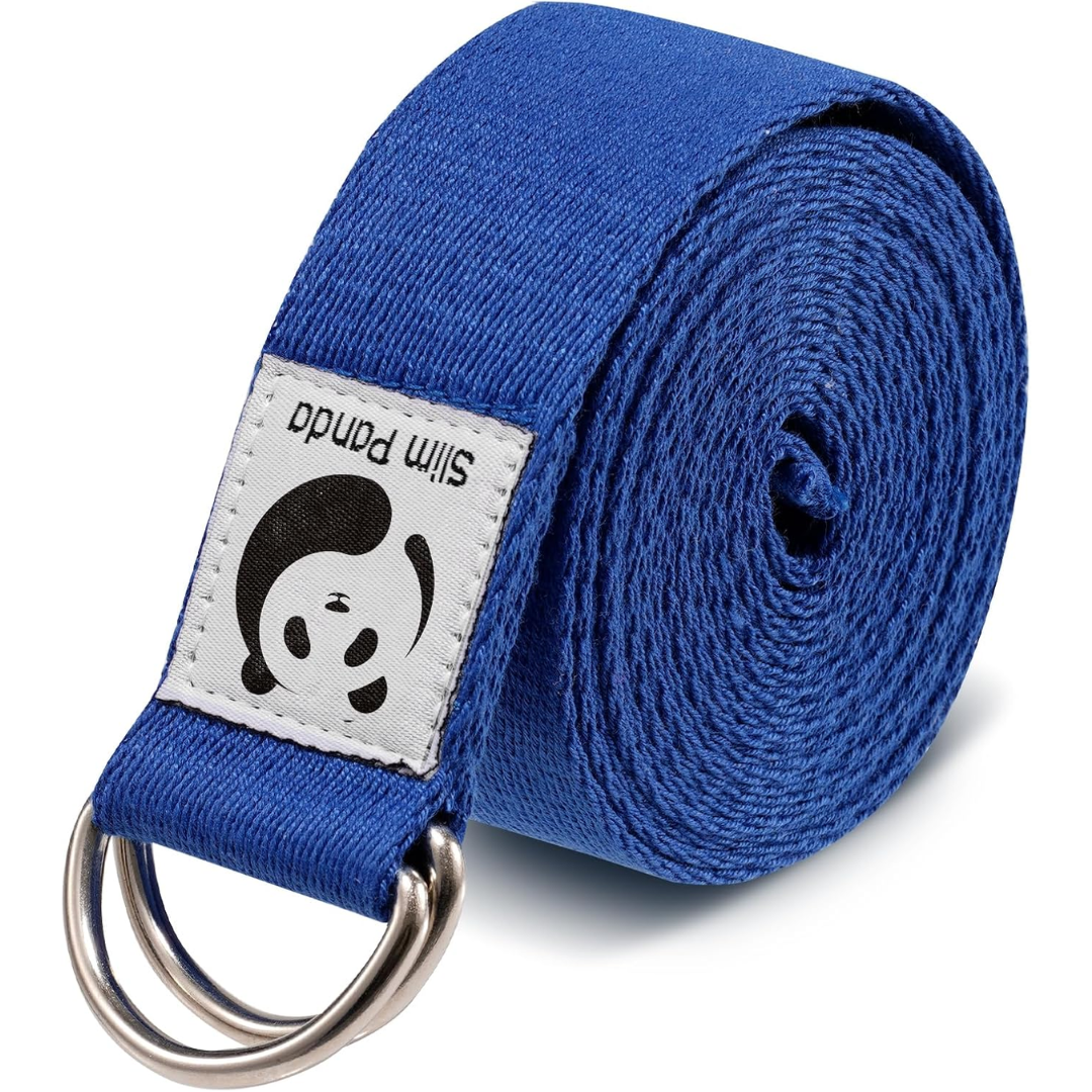 Adjustable Yoga Strap for Stretching-Deep blue-70.87 in-Nora Luxe