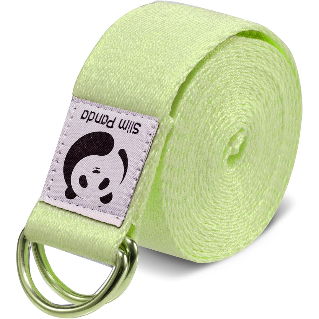 Adjustable Yoga Strap for Stretching-Light green-70.87 in-Nora Luxe
