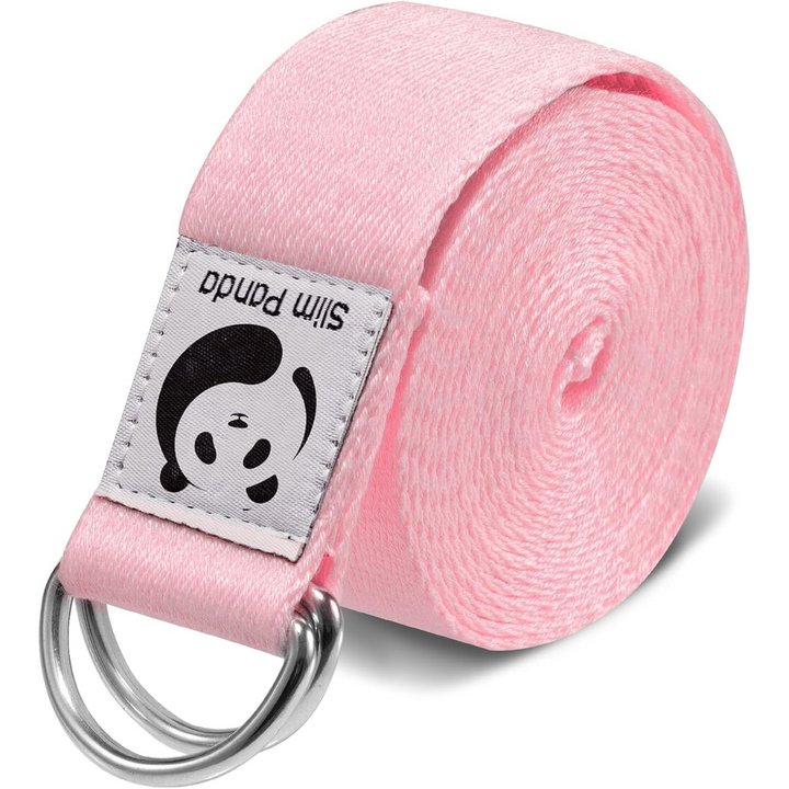 Adjustable Yoga Strap for Stretching-Light pink-70.87 in-Nora Luxe