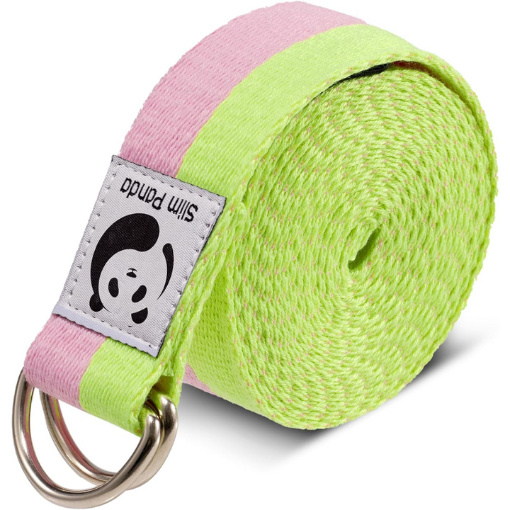 Adjustable Yoga Strap for Stretching-Yellow-70.87 in-Nora Luxe