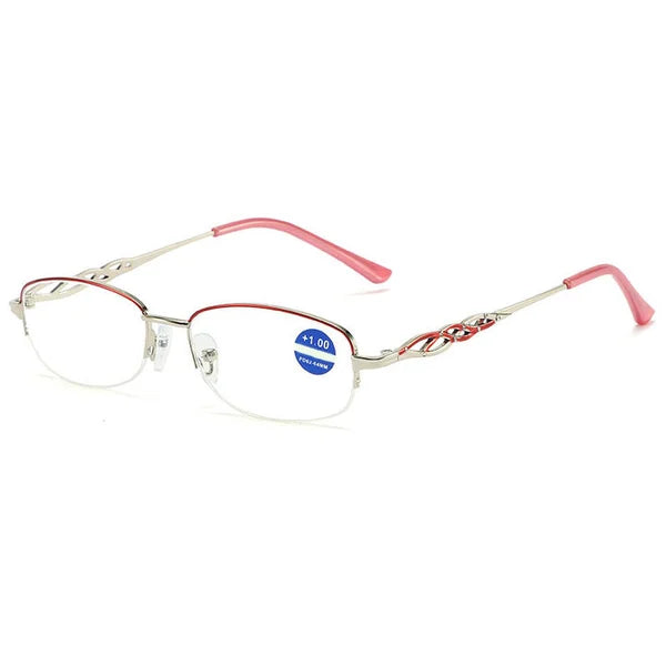 Advanced Anti-Blue Light Multifocal Reading Glasses - SapphireView-Purple-'+1.00/ 40-45 YEARS'-Nora Luxe