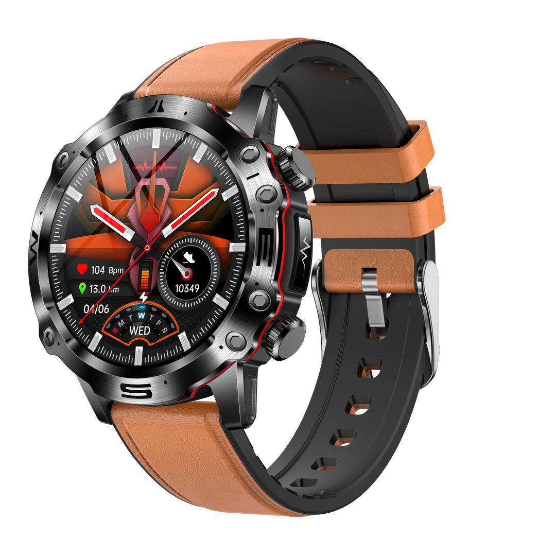 Advanced Health and Sports Smartwatch - VitalTrack-Black-Nora Luxe