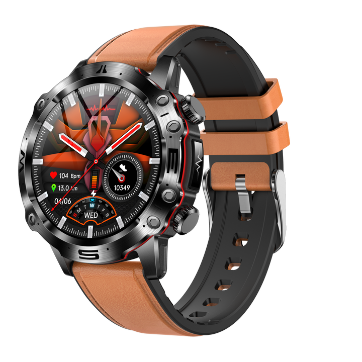Advanced Health and Sports Smartwatch - VitalTrack-Black-Nora Luxe