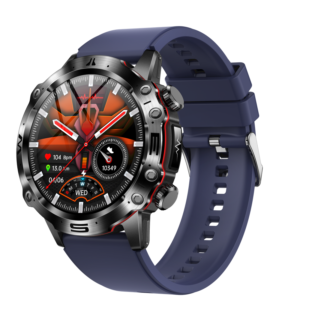 Advanced Health and Sports Smartwatch - VitalTrack-Black-Nora Luxe