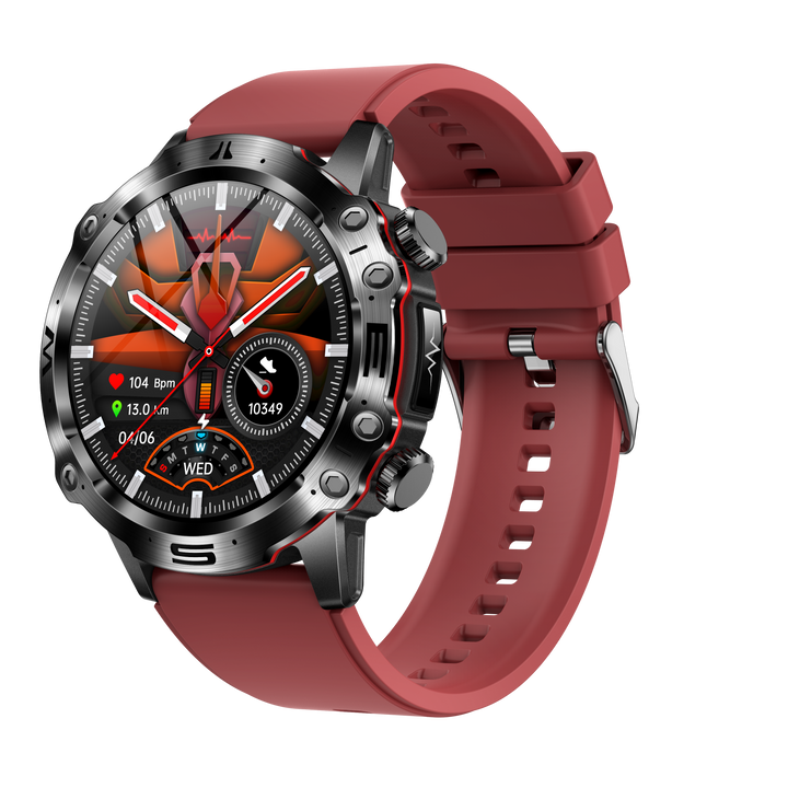 Advanced Health and Sports Smartwatch - VitalTrack-Black-Nora Luxe