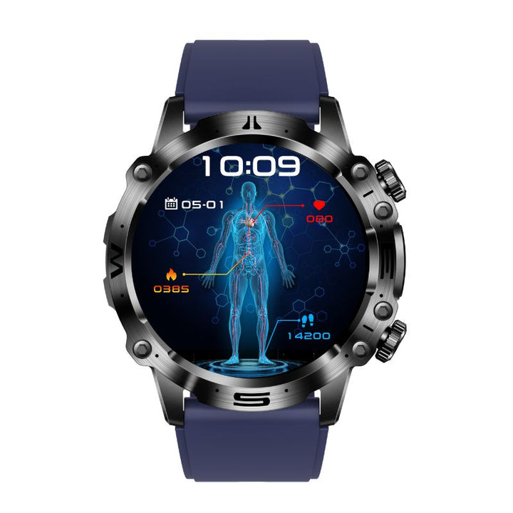 Advanced Health and Sports Smartwatch - VitalTrack-Blue-Nora Luxe