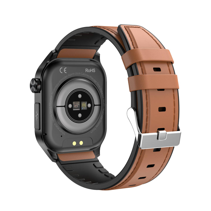 Advanced Health & Fitness Smartwatch - VitaSense-Brown-Nora Luxe