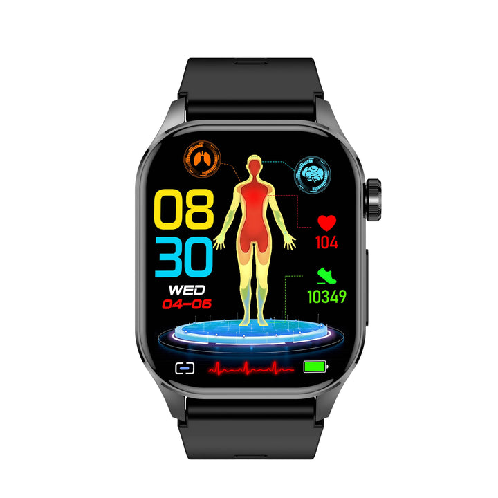 Advanced Health & Fitness Smartwatch - VitaSense-Brown-Nora Luxe