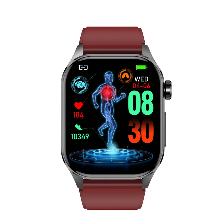 Advanced Health & Fitness Smartwatch - VitaSense-Brown-Nora Luxe