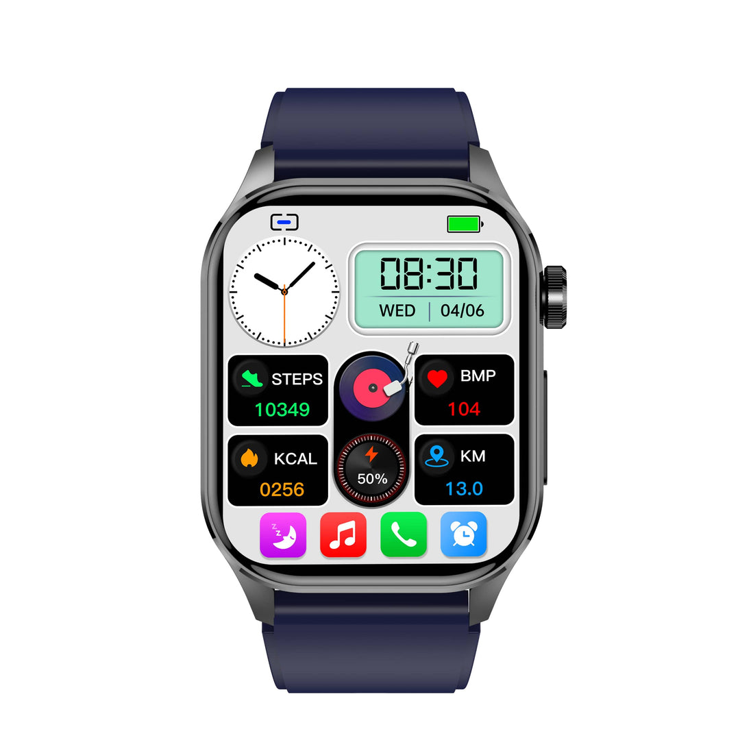 Advanced Health & Fitness Smartwatch - VitaSense-Brown-Nora Luxe