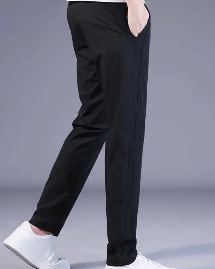 AeroFlex Trousers: Super Fast Drying, Stretch Comfort-Dark blue-M-Nora Luxe