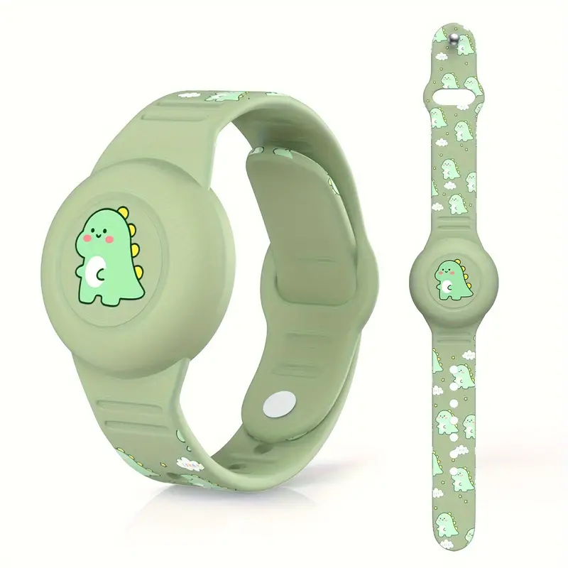 Airtag Armband for Children - DinoTrack-Green-Nora Luxe