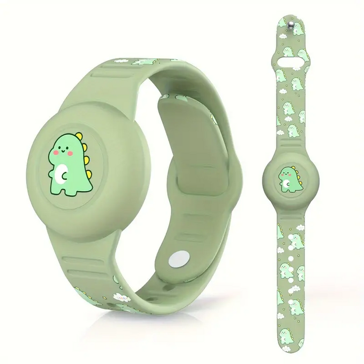Airtag Armband for Children - DinoTrack-Green-Nora Luxe