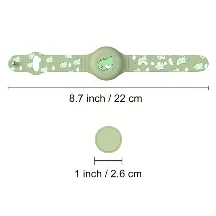 Airtag Armband for Children - DinoTrack-Green-Nora Luxe