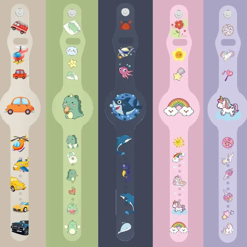 Airtag Armband for Children - DinoTrack-Green-Nora Luxe