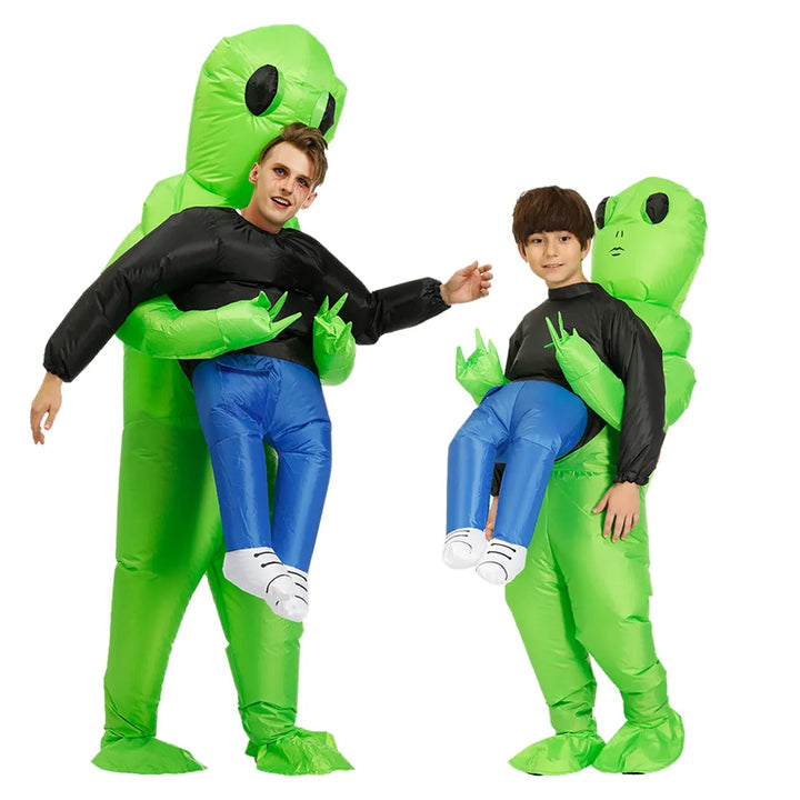 Alien Costume for Kids and Adults - Cosmo-Green-47.24 inches – 59.06 inches-Nora Luxe