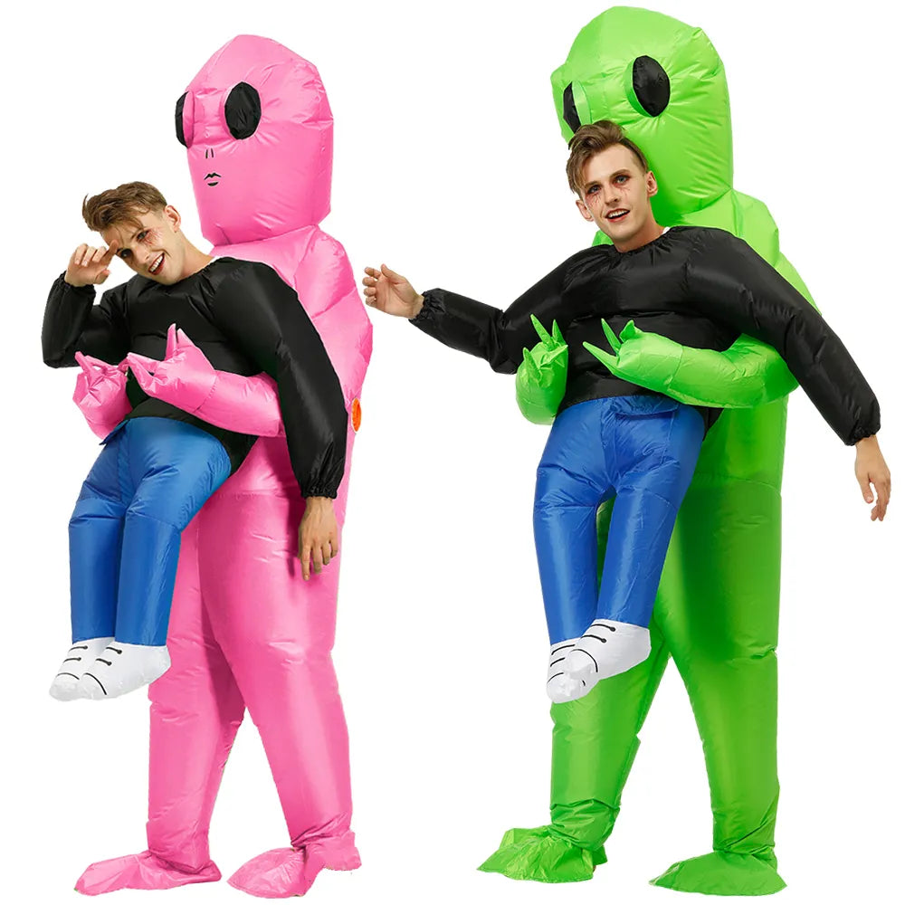 Alien Costume for Kids and Adults - Cosmo-Green-47.24 inches – 59.06 inches-Nora Luxe