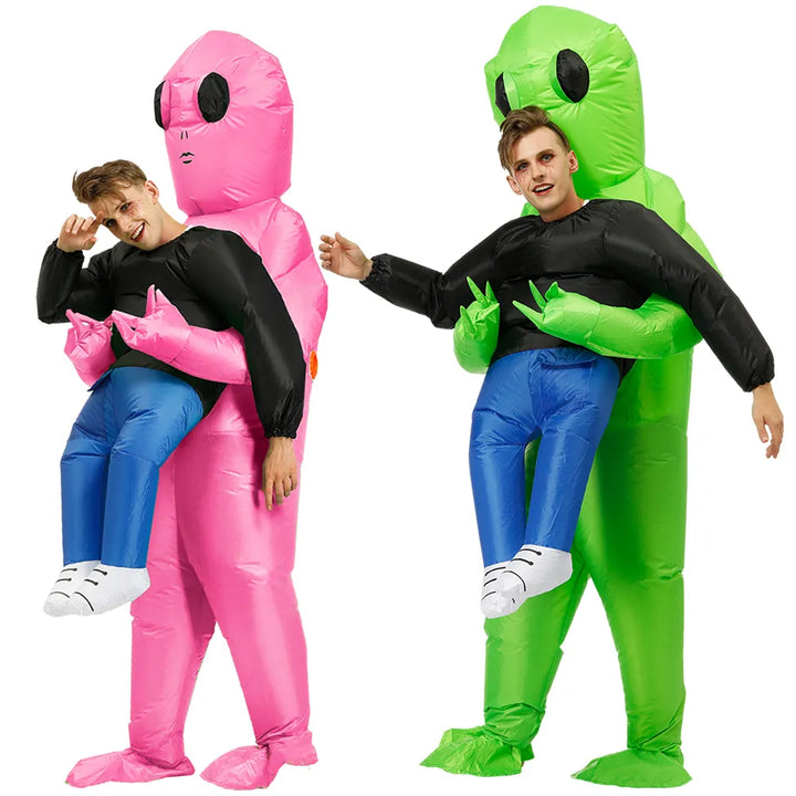 Alien Costume for Kids and Adults - Cosmo-Green-47.24 inches – 59.06 inches-Nora Luxe