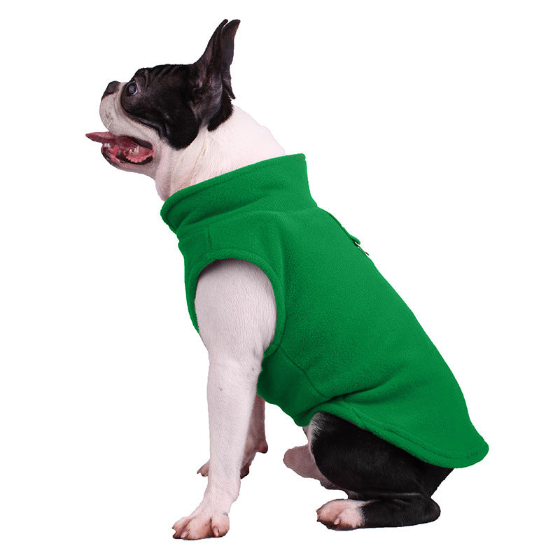 All-Season Dog Jacket - ArcticFleece-Green-S-Nora Luxe