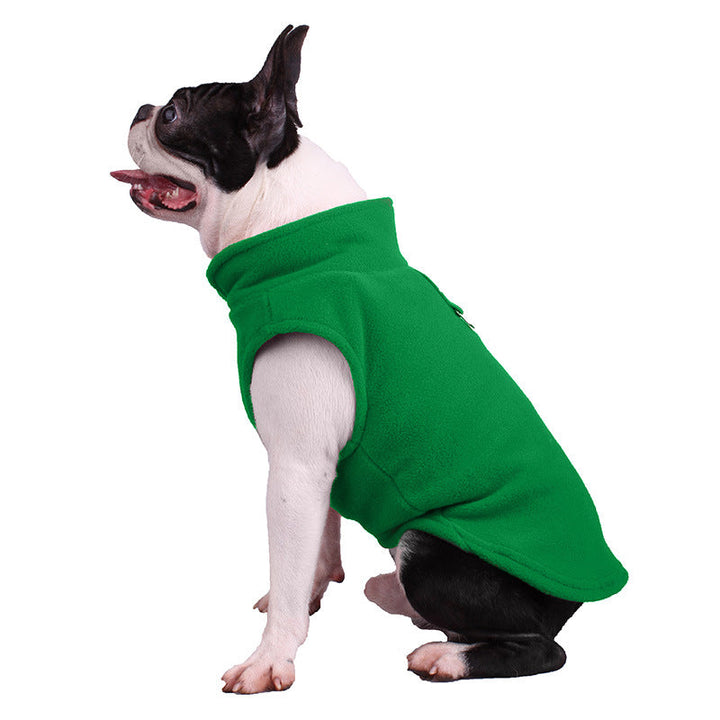 All-Season Dog Jacket - ArcticFleece-Green-S-Nora Luxe