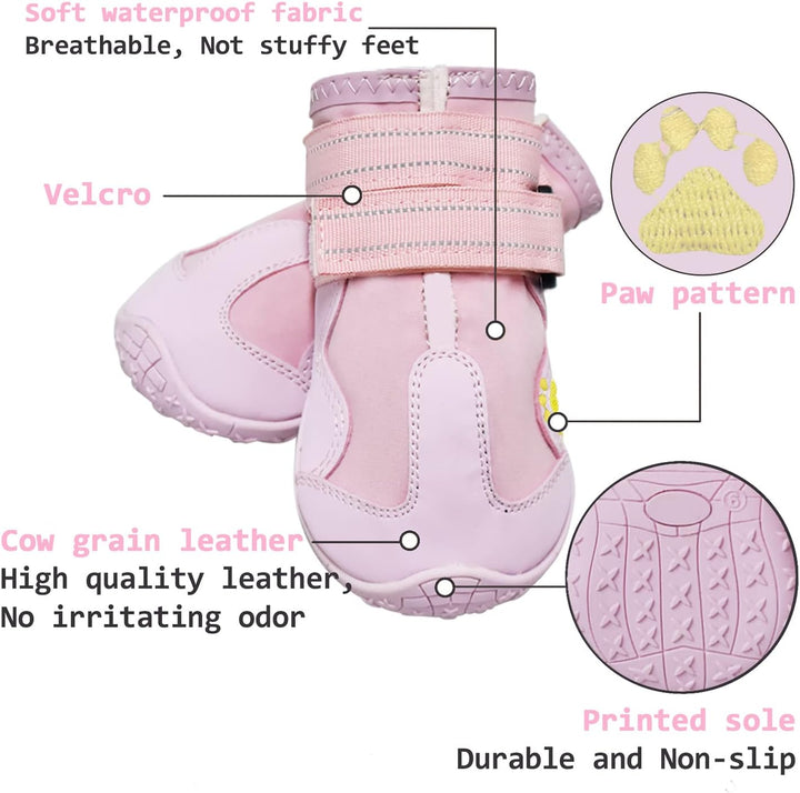 All-Weather Dog Boots for Safe Adventures-Black-1-Nora Luxe