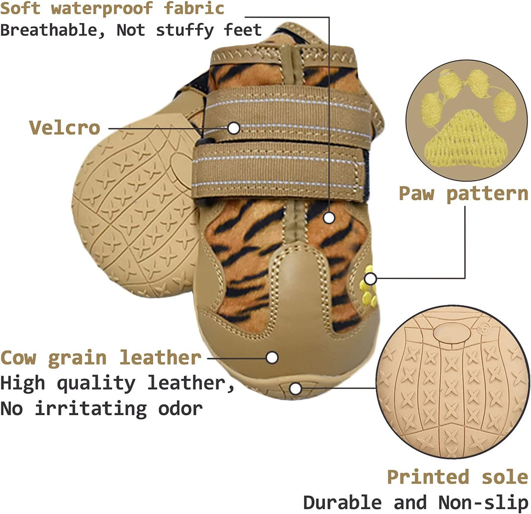 All-Weather Dog Boots for Safe Adventures-Black-1-Nora Luxe