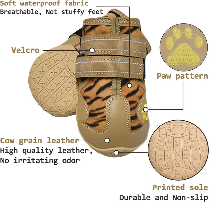 All-Weather Dog Boots for Safe Adventures-Black-1-Nora Luxe