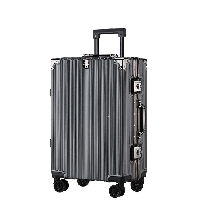 Aluminum frame hard-shell case – Reykjavik-Gray-S (40 L)-Nora Luxe