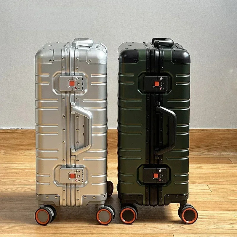 Aluminum-Magnesium Case – Vienna Voyager-Black-S (37 L)-Nora Luxe