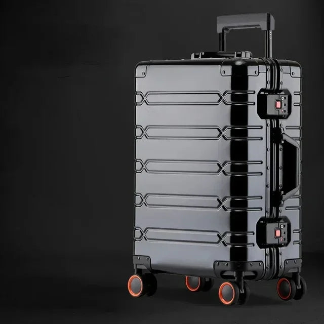 Aluminum-Magnesium Case – Vienna Voyager-Black-S (37 L)-Nora Luxe
