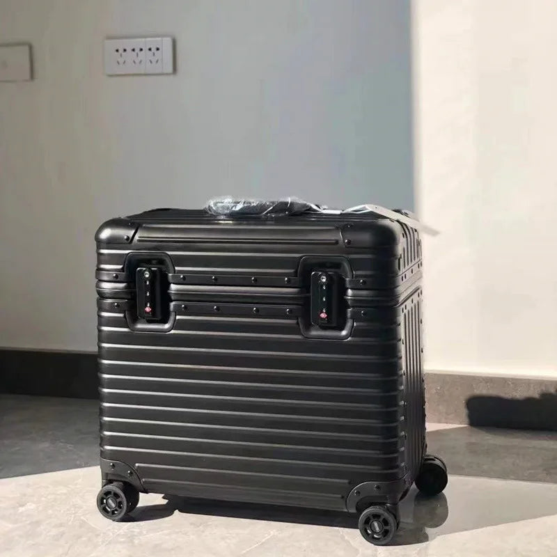 Aluminum-Magnesium hard case – Monaco-Gray-S (43 L)-Nora Luxe