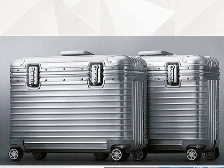 Aluminum-Magnesium hard case – Monaco-Silver-S (43 L)-Nora Luxe