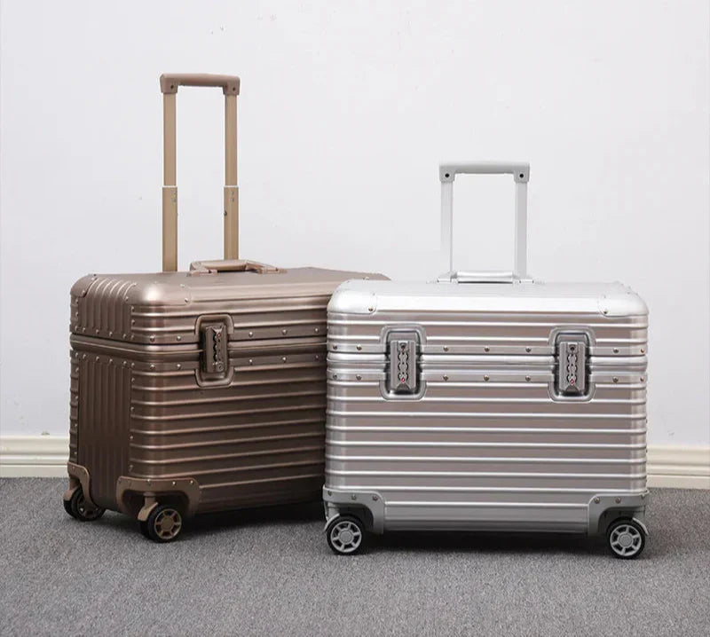 Aluminum-Magnesium hard case – Monaco-Silver-S (43 L)-Nora Luxe