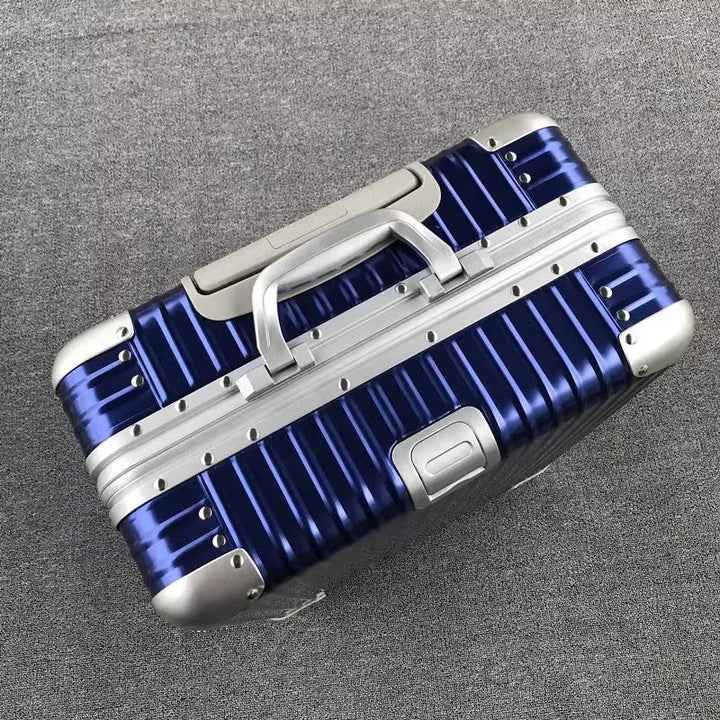 Aluminum-Magnesium hard case – Sarajevo-Blue Silver-XS (30 L)-Nora Luxe
