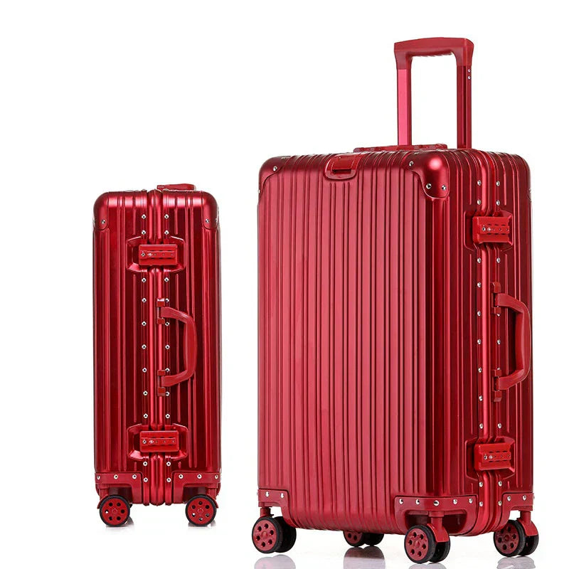 Aluminum-Magnesium hard case – Sarajevo-Red-XS (30 L)-Nora Luxe