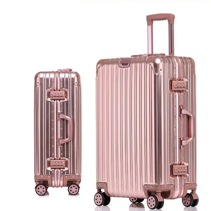 Aluminum-Magnesium hard case – Sarajevo-Rose gold-XS (30 L)-Nora Luxe