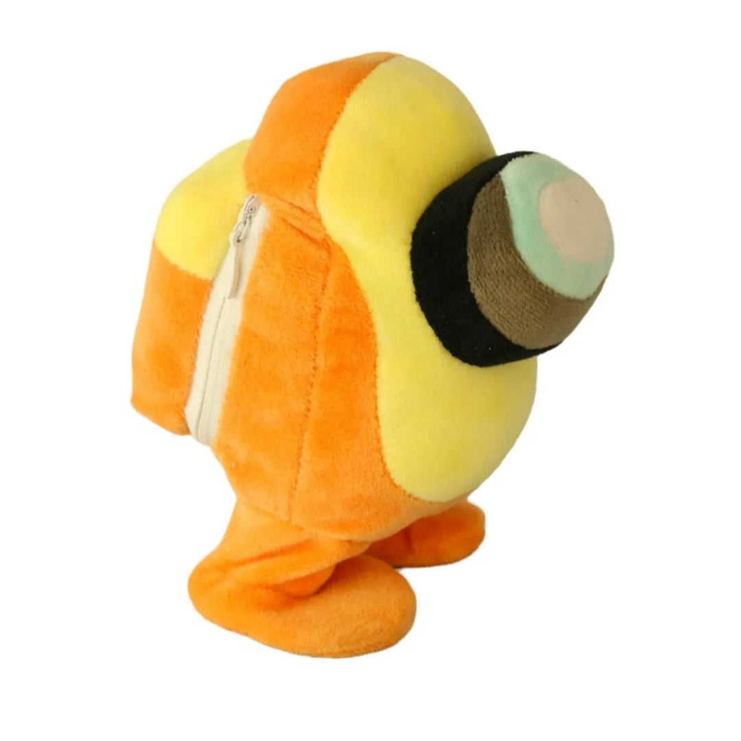 Among Us Interactive Plush - TalkyCrew-Orange-Walking and Talking-Nora Luxe